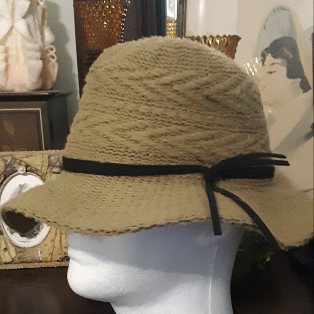 Vintage Bucket Hat Unisex Floppy Summer Boho Adjustable OS Excellent Condition